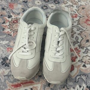 Franco Sarto White Athletic Shoes